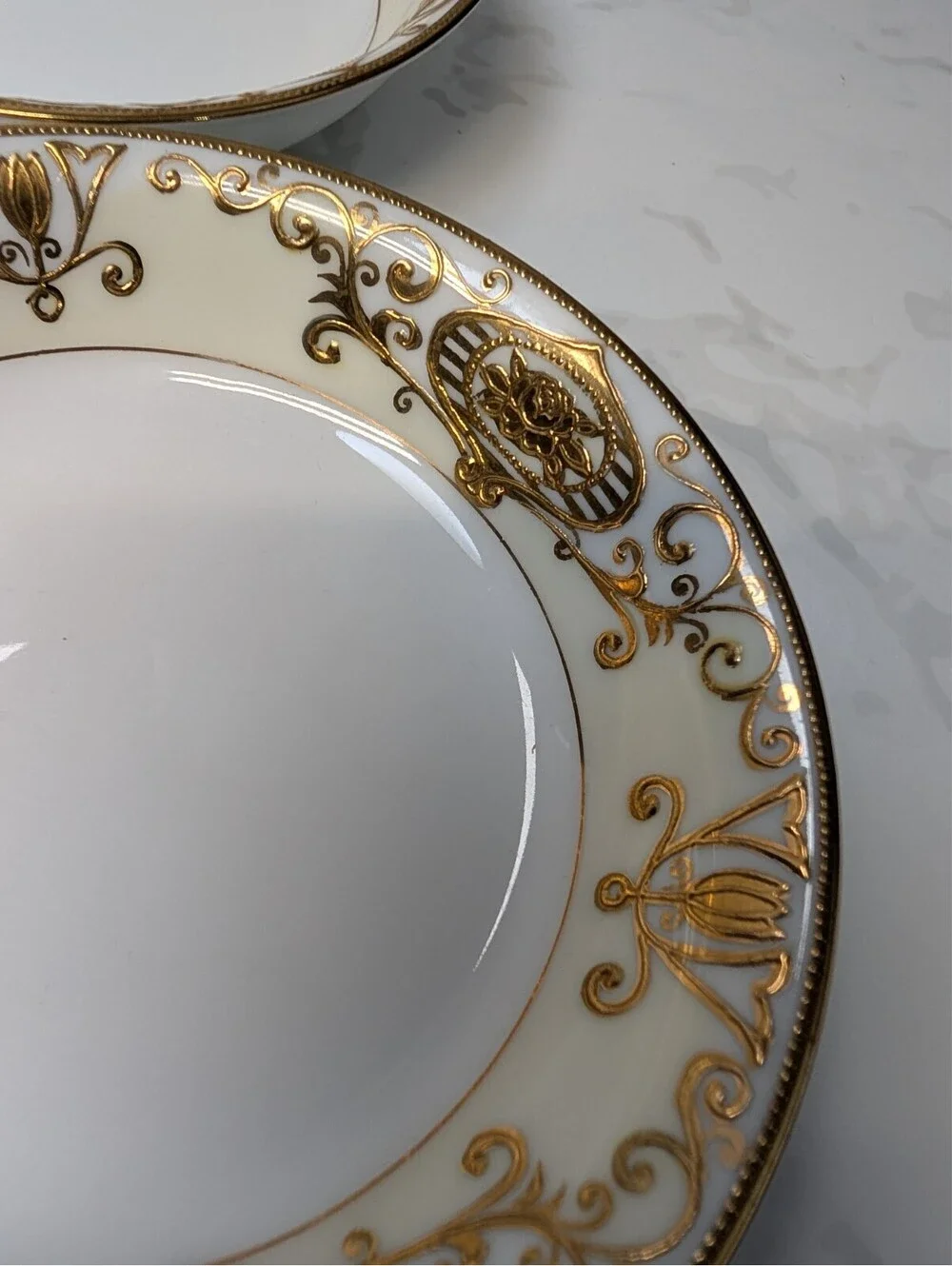 Noritake Christmas Ball No. 175 Fruit Bowls Set of 5 Hand Painted Japan